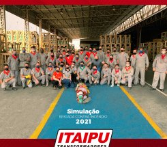 Simulação da Brigada de Incêndio Itaipu 2021